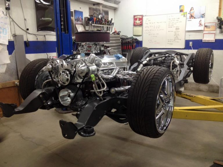 Custom S10 Chassis, V8, Bagged and Body Dropped Burr Fabrication